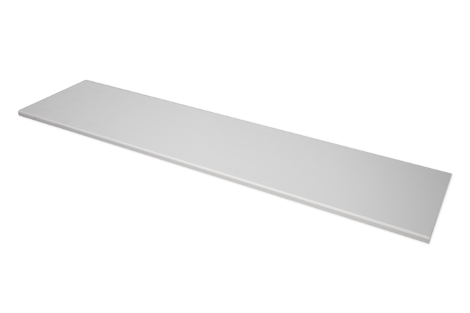 MDF tegentrede wit gegrond - 1 meter