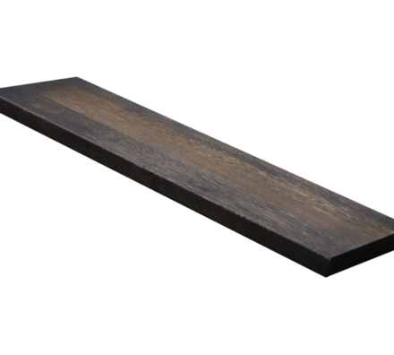 Eiken traptreden op maat - Charcoal