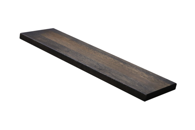 Eiken traptreden op maat - Charcoal