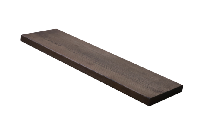 Eiken traptreden op maat - Chocolate