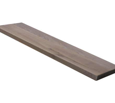 Eiken traptreden op maat - White