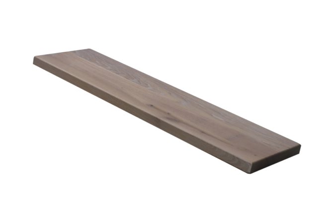 Eiken traptreden op maat - White